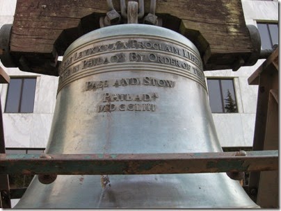 IMG_3380 Liberty Bell Replica at the Oregon State Capitol in Salem, Oregon on September 4, 2006