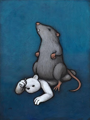 “The Rat” Painting by Luke Chueh