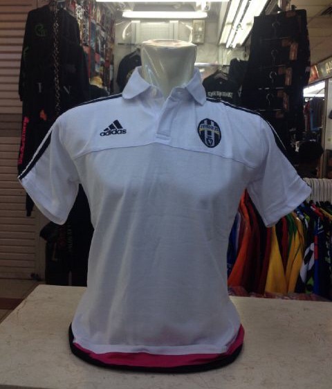  Jual  baju polo  Juventus warna  putih  training Adidas 