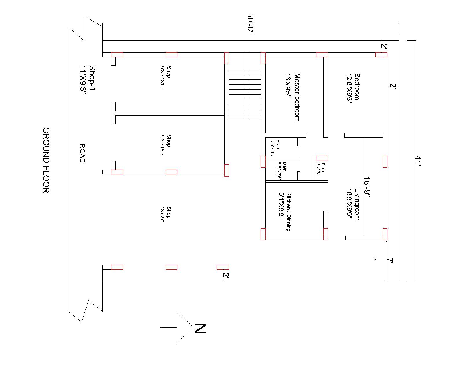  30X40  HOUSE  PLAN  50X40 SOUTH  FACING  HOUSE  PLANS 