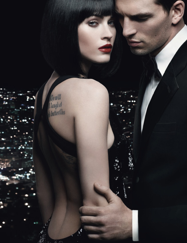 megan fox armani photos. Megan Fox as the NEW Armani Code Woman.