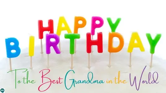 happy birthday to the best grandma in the world images with cake