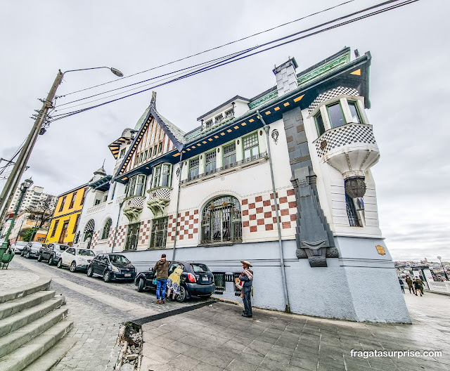 Paseo Yugoslavo em Valparaíso no Chile