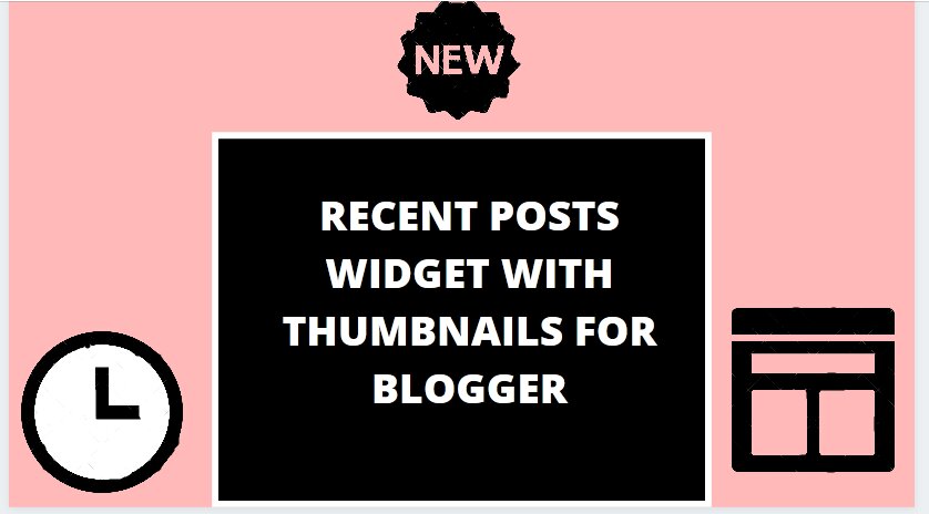 Recent Posts Widget For Blogger