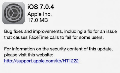 Apple iOS 7.0.4 download