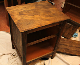 Nightstand - cerusing furniture