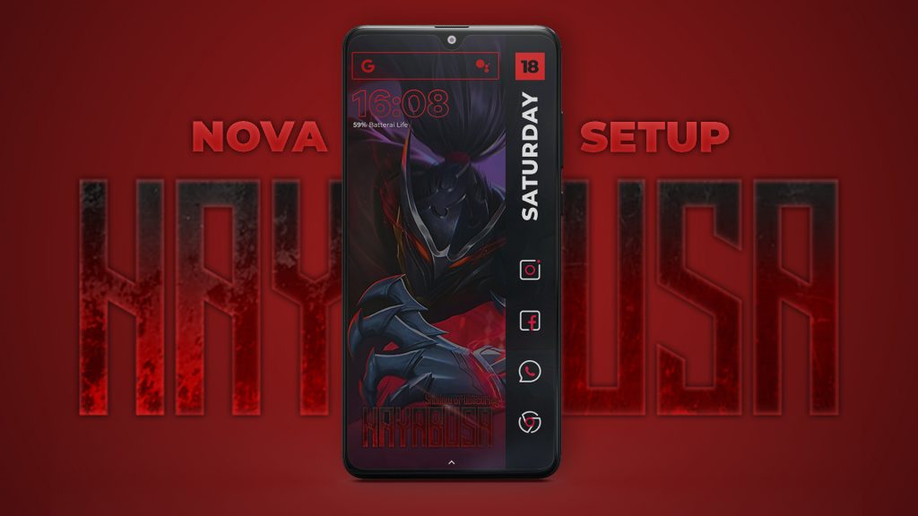 Best Nova Launcher Setup Hayabusa Mobile Legends Edition