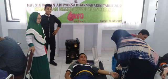 Jaksa Di Selayar, Lakukan Aksi Sosial Donor Darah