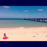 The beach to ourselves, sunshine, warmth, relaxed and easy. (photo )