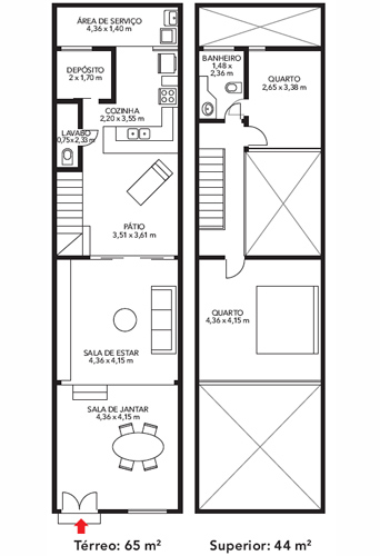 PLANOS DE CASA DE 2 PISOS