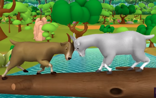 Two Wise Goats 3D Animated Tamil Story