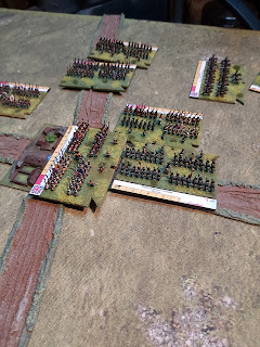 French infantry lose the fight for the village