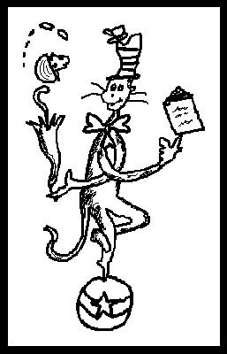 transmissionpress Cat  in the Hat Coloring  Page  on Ball  Dr 