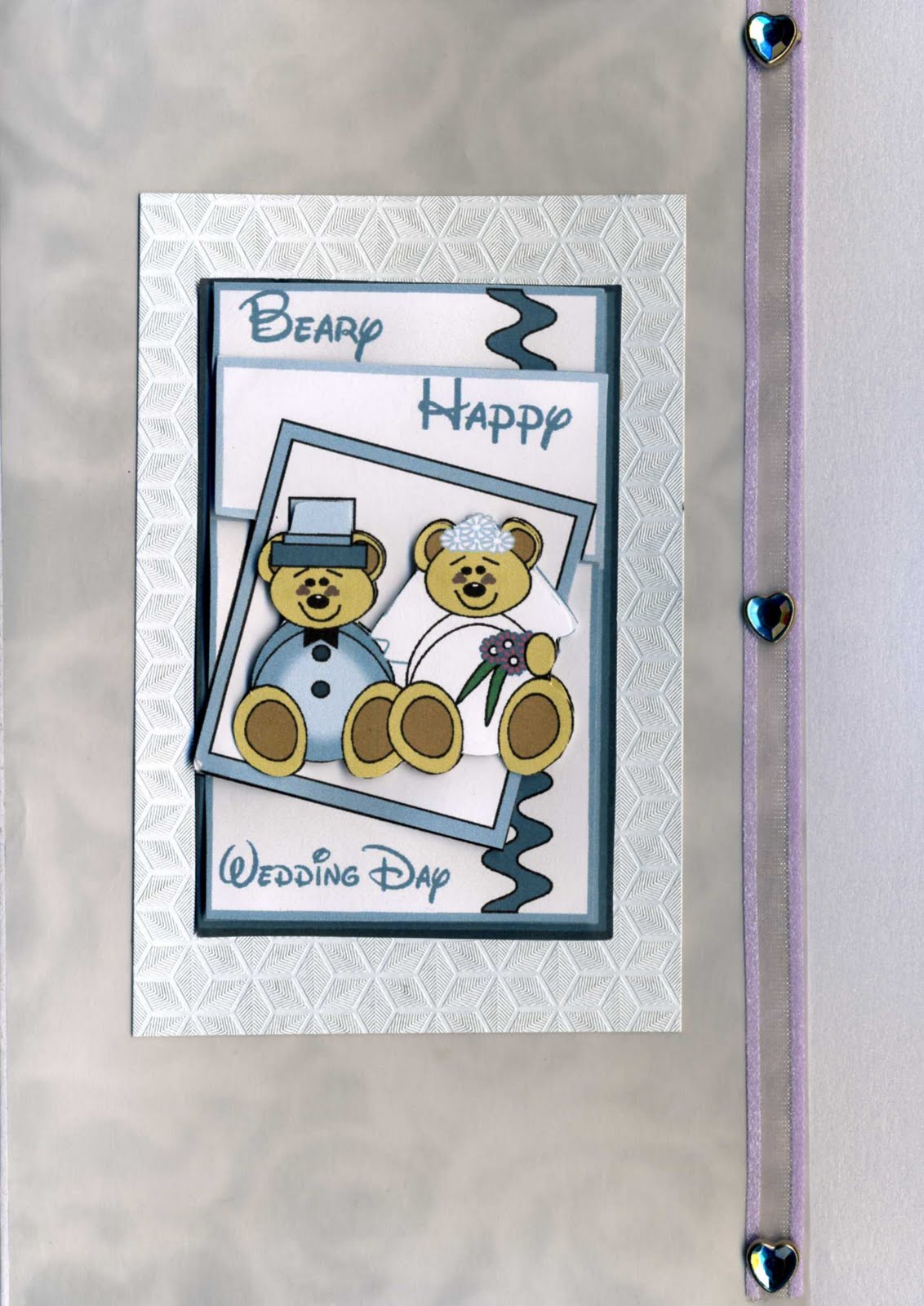 Beary Happy Wedding Day Card