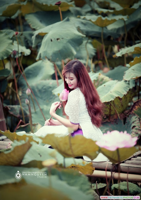 Beautiful Vietnamese Girl ao dai love story vol 41 6