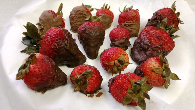 Chocolate Vodka Strawberries