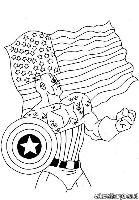 Download Captain America - Avengers Coloring Pages for Kids ...