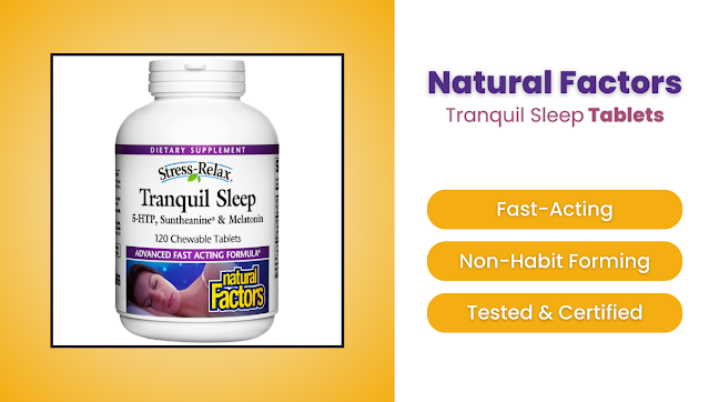 Natural Factors Stress-Relax Tranquil Sleep tablets