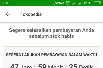 cara bayar di tokopedia lewat alfamart