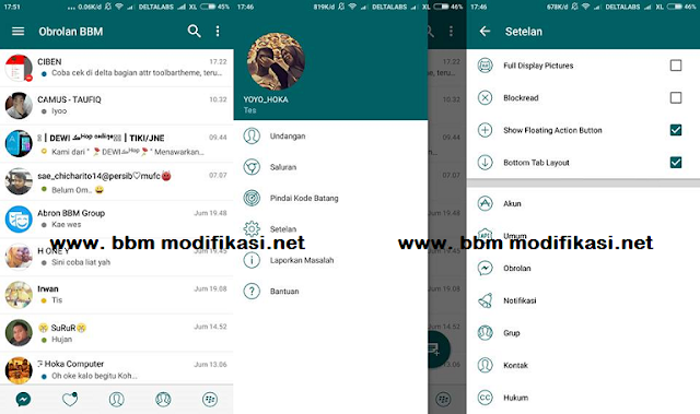 BBM Mod Delight Themes V3.1.0.13 Apk Clone Update