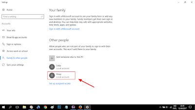 Membuat atau Menambah User Account Baru Pada Windows 10