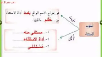 أسلوب الاستثناء في اللغة العربية