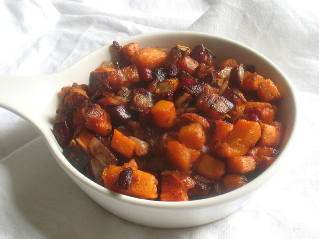 Hash Browned Sweet Potato and Beets