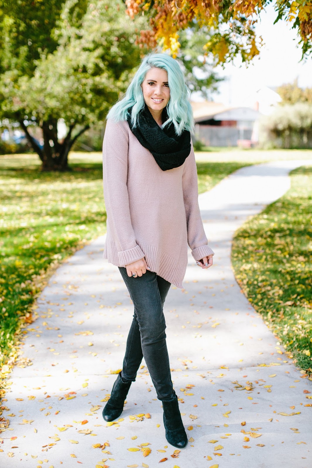 Fall Outfit, Black Booties, Modest Outfit