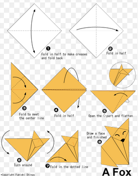 Cara Membuat Origami  Hewan Dengan Lipatan Kertas hiperficie