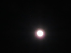 moon and Jupiter