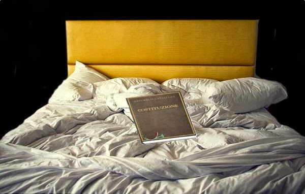 Constitution in bed