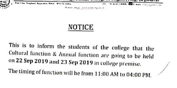 Cultural function & Annual function