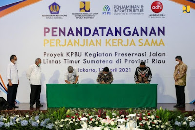 Kementerian PUPR Tingkatkan Kualitas Jalan dan Jembatan di Riau