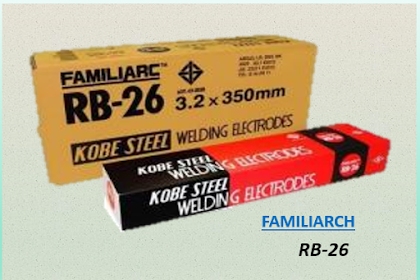 KOBELCO Kawat Las RB-26 Series RB-26 AWS E6013/JIS D 4313 20kg 2.6mm