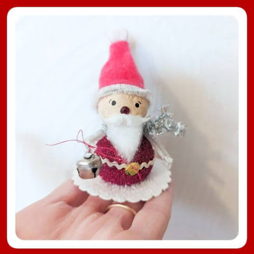 Christmas in February - DIY Spun Cotton Ornaments