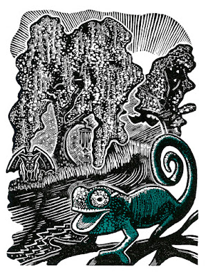 Woodcut by Robin Mackenzie