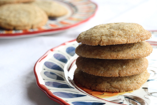 spiced vanilla cookies