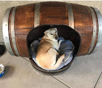Construye una caseta para perros única a partir de un barril de madera