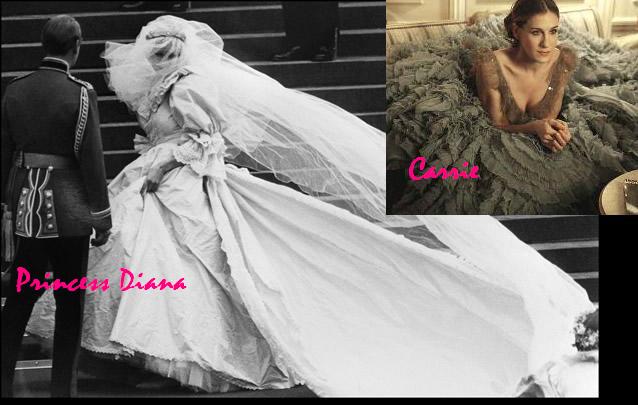 The dress became the wedding dress template of the 1980s