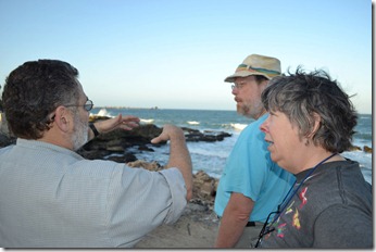 Touring the beach