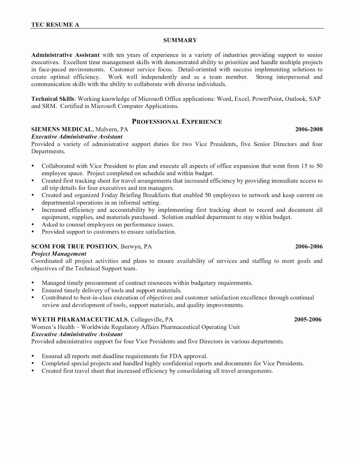 Administrative Assistant Resume, administrative assistant resume summary, administrative assistant resume examples