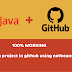 Git -  incorrect username or password when i push the project in github using apache netbeans IDE.
