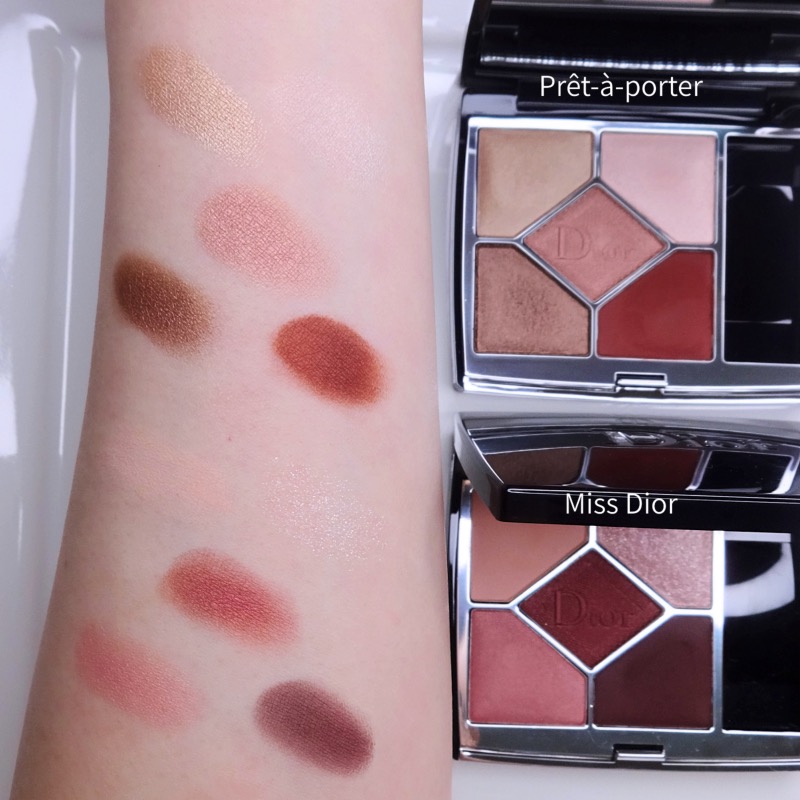 DIOR Prêt-À-Porter Eyeshadow Palette Review Swatches