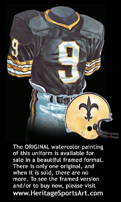 New Orleans Saints 1979 uniform