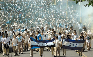 Student protest, Tegucigalpa, Honduras