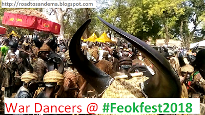 Feok festival war dancers