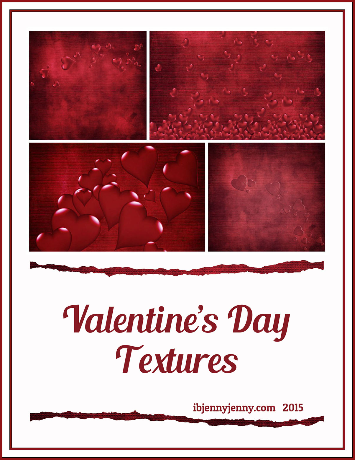 valentines day Red textures preview