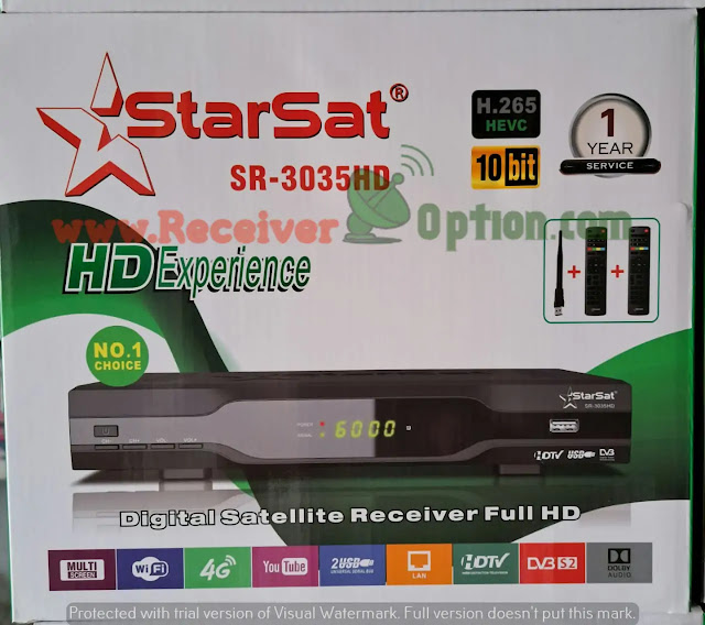 STARSAT SR-3035HD RECEIVER NEW SOFTWARE V1.10.5755 JANUARY 15 2023