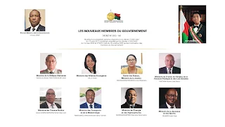 Madagascar : 8 nouveaux ministres intègrent le gouvernement lors d'un remaniement