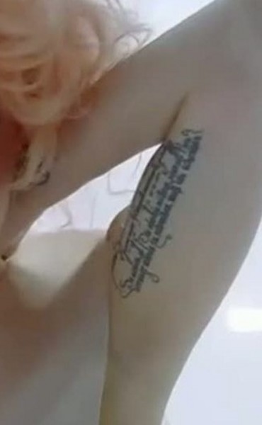 lady gagas tattoos. Lady Gaga Tattoos